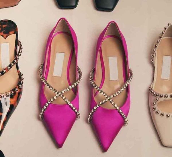 women sandals low heel ballet flats ivory satin pointed-toe flats genevi crystal-embellished flat pointed toe 35-43, Black
women sandals low heel ballet flats ivory satin pointed-toe flats genevi crystal-embellished flat pointed toe 35-43, Black
