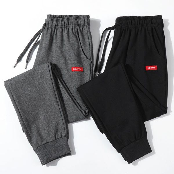 men's pants sports spring and autumn pencil loose casual large size drawstring joggers fitness sweat pantalon homme, Black
men's pants sports spring and autumn pencil loose casual large size drawstring joggers fitness sweat pantalon homme, Black