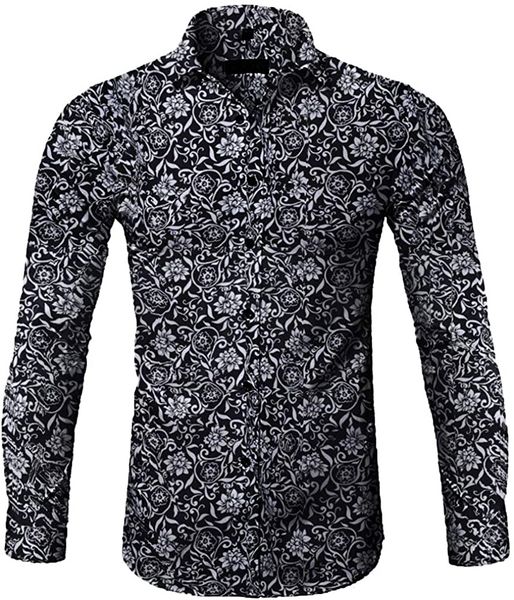 shirt for men f gotal men's t-shirts fashion summer printed floral long sleeve slim fit sport tees blouse, White;black
shirt for men f gotal men's t-shirts fashion summer printed floral long sleeve slim fit sport tees blouse, White;black