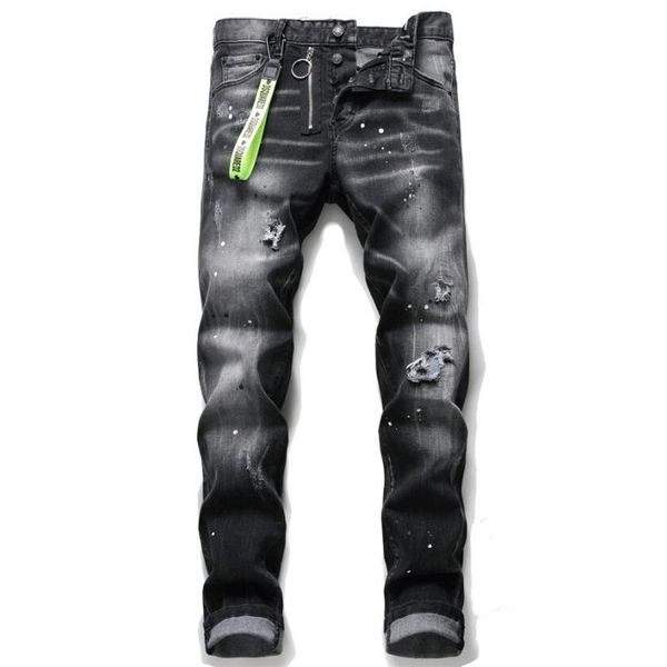 men's jeans men spring cotton straight stretch brand paint splashing men slim fit hole patch elastic tight beggar pants, Blue
men's jeans men spring cotton straight stretch brand paint splashing men slim fit hole patch elastic tight beggar pants, Blue