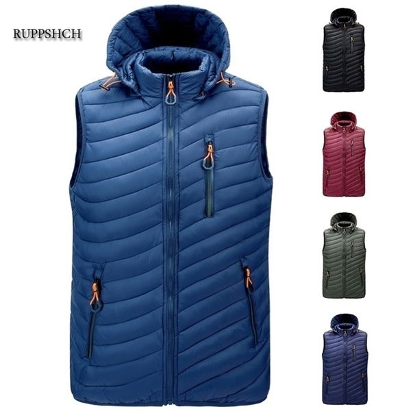 men vest casual 4xl warm waterproof sleeveless jacket autumn and winter hooded fashion 210925, Black;white
men vest casual 4xl warm waterproof sleeveless jacket autumn and winter hooded fashion 210925, Black;white