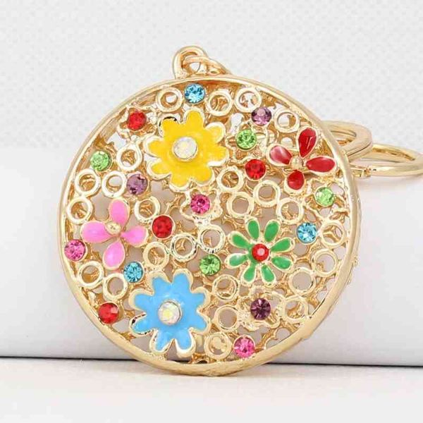 creative classical korean mirror shape keychain alloy diamond inlaid aromatic car pendant bag pendant, Slivery;golden
creative classical korean mirror shape keychain alloy diamond inlaid aromatic car pendant bag pendant, Slivery;golden