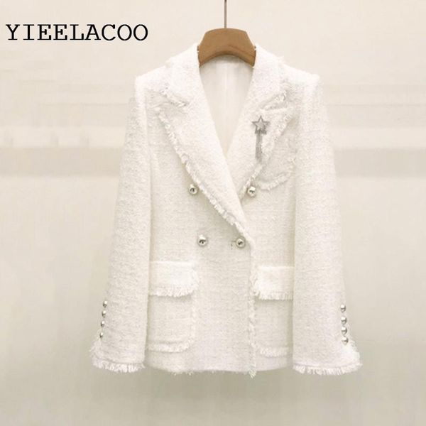 women's jackets white tweed coat double breasted one-piece autumn/winter women's jacket small fragrance bright wire braided ladies, Black;brown
women's jackets white tweed coat double breasted one-piece autumn/winter women's jacket small fragrance bright wire braided ladies, Black;brown
