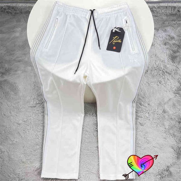 pacthwork needles pants men women grey stripe needles track pants white embroidered butterfly awge high street trousers t220803, Black
pacthwork needles pants men women grey stripe needles track pants white embroidered butterfly awge high street trousers t220803, Black