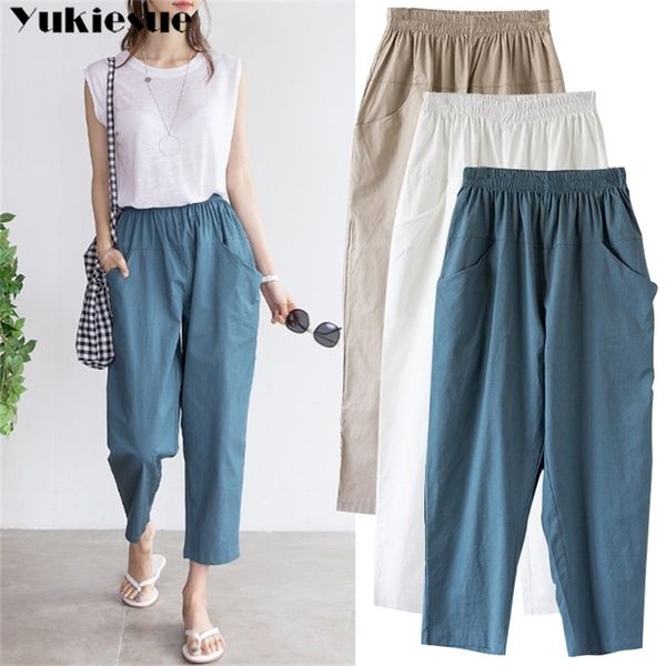spring wide leg pants for women loose harem pants women s office trousers woman high waist cotton and linen pants lady 210412, Black;white
spring wide leg pants for women loose harem pants women s office trousers woman high waist cotton and linen pants lady 210412, Black;white