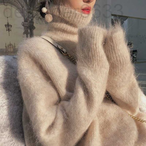 women's knits & tees designer autumn and winter korean version lazy wind soft waxy versatile high collar sweater women's thickened, White
women's knits & tees designer autumn and winter korean version lazy wind soft waxy versatile high collar sweater women's thickened, White