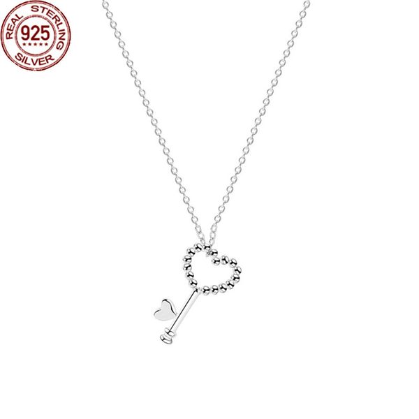 new s925 sterling silver love key necklace women's net red ins creative heart jewelry for girls vintage party
new s925 sterling silver love key necklace women's net red ins creative heart jewelry for girls vintage party