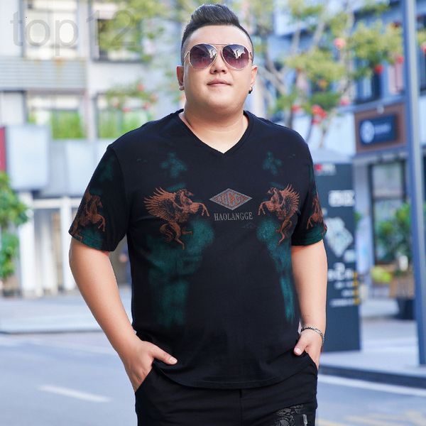 men's t-shirts designer summer men's loose v-neck cotton t-shirt fattening up fat guy trend half sleeve printed bottomed shirt 195, White;black
men's t-shirts designer summer men's loose v-neck cotton t-shirt fattening up fat guy trend half sleeve printed bottomed shirt 195, White;black