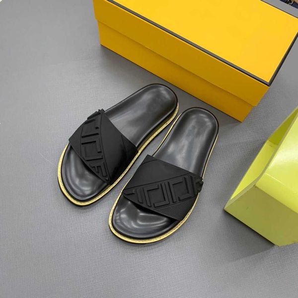 2022 designer slippers letter embroidery design leather flat shoes summer men ladies beach shoes, Black
2022 designer slippers letter embroidery design leather flat shoes summer men ladies beach shoes, Black