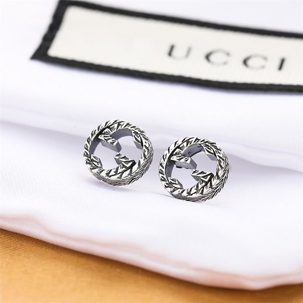 16% off jewelry the new stereo stripe double letter 925 silver old trend temperament male and female lovers' interlocking earrings, Golden
16% off jewelry the new stereo stripe double letter 925 silver old trend temperament male and female lovers' interlocking earrings, Golden