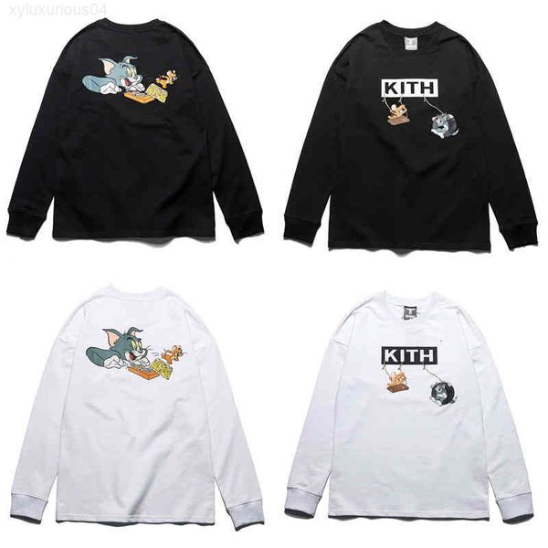 men's t-shirts kith kitt tom and jerry cat mouse cheese clip spring autumn long sleeve round neck bottomed t-shirt pgc7, White;black
men's t-shirts kith kitt tom and jerry cat mouse cheese clip spring autumn long sleeve round neck bottomed t-shirt pgc7, White;black