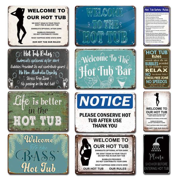 vintage welcome the tub bar poster metal plaque tin sign retro bathroom decoration metal plate shabby chic wall stickers
vintage welcome the tub bar poster metal plaque tin sign retro bathroom decoration metal plate shabby chic wall stickers