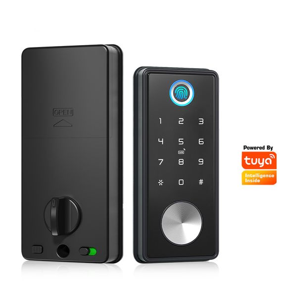 fechadura eletronica smart door lock deadbolt digital tuya app fingerprint wifi keyless entry keypad electronic locks
fechadura eletronica smart door lock deadbolt digital tuya app fingerprint wifi keyless entry keypad electronic locks