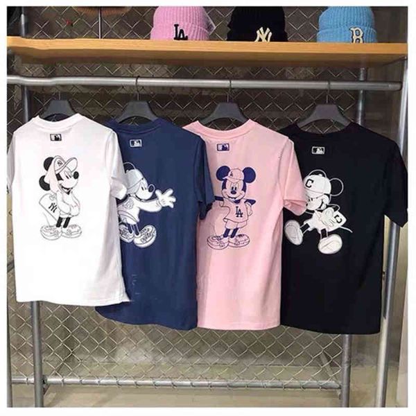 women's t-shirt korea mlb fashion brand co branded casual loose pullover short sleeve t-shirt for men and women 1voh, White
women's t-shirt korea mlb fashion brand co branded casual loose pullover short sleeve t-shirt for men and women 1voh, White