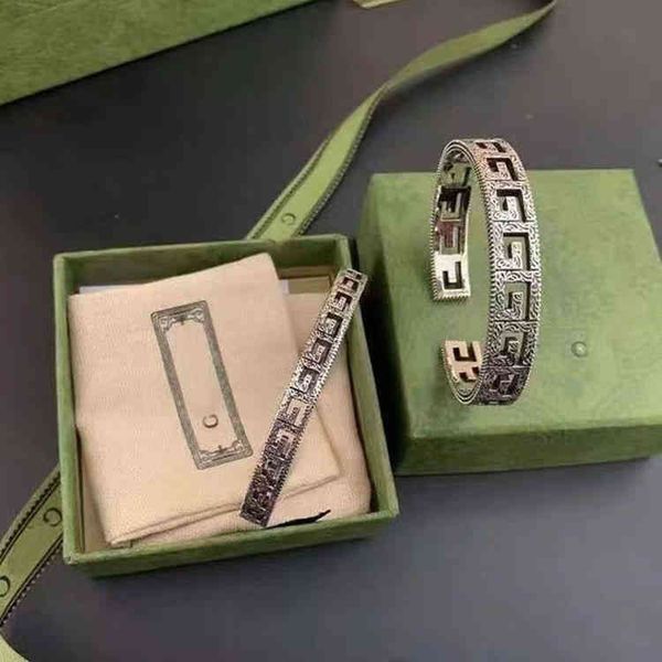 2023 designer new fashion jewelry double hollow out open and south trend version lovers bracelet, Black
2023 designer new fashion jewelry double hollow out open and south trend version lovers bracelet, Black