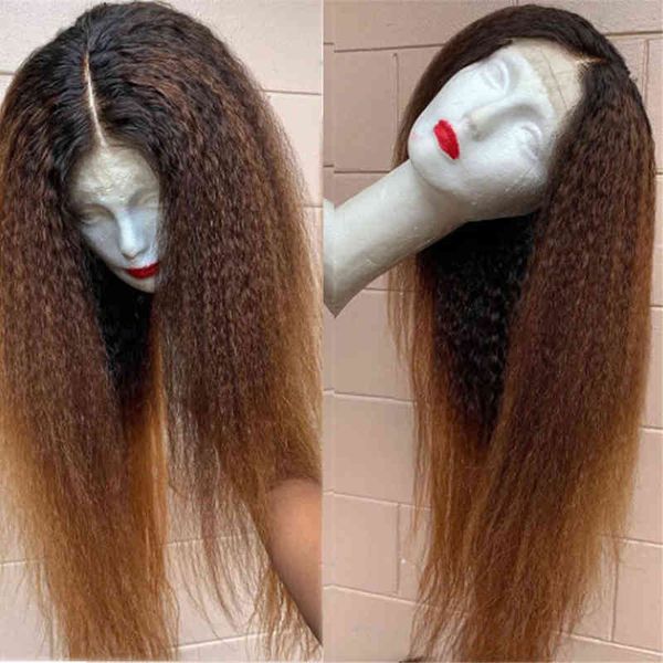 natural ombre blonde yaki 24inch soft long kinky straight lace front wig black women with babyhair preplucked deep part 220707
natural ombre blonde yaki 24inch soft long kinky straight lace front wig black women with babyhair preplucked deep part 220707