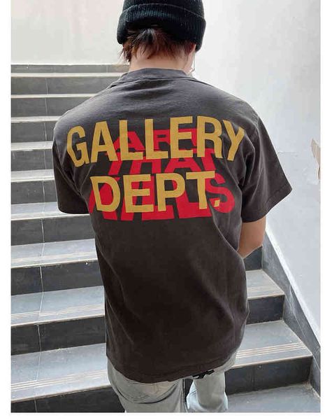 t shirts shirt 2022 designer gallerydept mens fashion high street vintage rainbow letter lovers loose style short sleeve t-shirt men, White;black
t shirts shirt 2022 designer gallerydept mens fashion high street vintage rainbow letter lovers loose style short sleeve t-shirt men, White;black