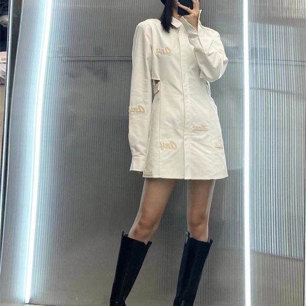 women's knits & tees 2022 spring style lapel niche design letter chapter and waist opening medium long slim blouse 6vv1, White
women's knits & tees 2022 spring style lapel niche design letter chapter and waist opening medium long slim blouse 6vv1, White