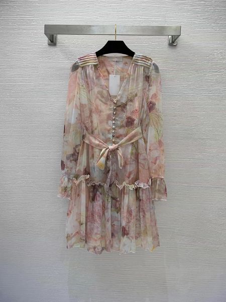 milan runway dress 2022 spring summer flare sleeve v neck fashion designer dresses brand same style dress 0325-01, Black;pink
milan runway dress 2022 spring summer flare sleeve v neck fashion designer dresses brand same style dress 0325-01, Black;pink