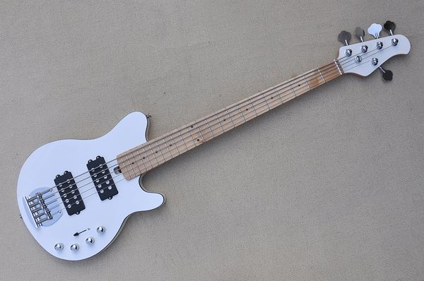 factory custom white 5-string electric bass guitar with maple fingerboard,chrome hardwares,maple neck,offer customized
factory custom white 5-string electric bass guitar with maple fingerboard,chrome hardwares,maple neck,offer customized