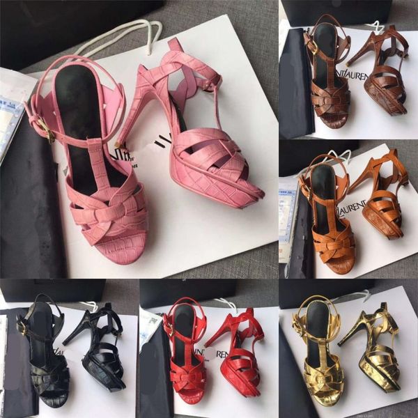 italy designer luxury tribute sandals summer shoes 100mm high heels women's shoes stone grain cowhide gold-tone hardware sandal branded, Black
italy designer luxury tribute sandals summer shoes 100mm high heels women's shoes stone grain cowhide gold-tone hardware sandal branded, Black