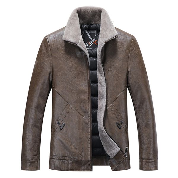 style men leather jacket autumn winter warm lamb velvet lapel men jacket casual fashion classic brand coats men jacket s4xl 220816, Black;brown
style men leather jacket autumn winter warm lamb velvet lapel men jacket casual fashion classic brand coats men jacket s4xl 220816, Black;brown