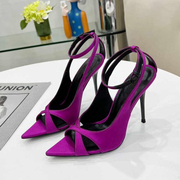 spring latest fashion purple satin shallow mouth pointed sandals luxury women's ultra-high heel buckle thin heel roman open toe women s, Black
spring latest fashion purple satin shallow mouth pointed sandals luxury women's ultra-high heel buckle thin heel roman open toe women s, Black
