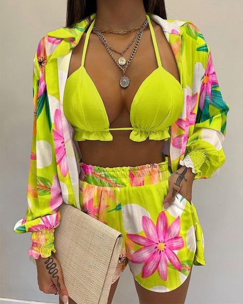 summer women's three-piece suit fashion beach style holiday style solid color printing casual 3-piece suit women cx220420, White
summer women's three-piece suit fashion beach style holiday style solid color printing casual 3-piece suit women cx220420, White