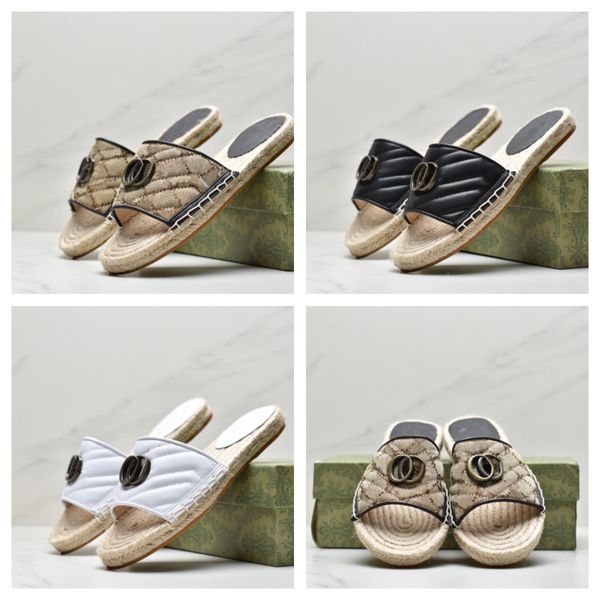 double g designer women slides luxury fisherman lady straw slipper italy sandals non-slip lining woman platform heel slipper v stitching sum, Black
double g designer women slides luxury fisherman lady straw slipper italy sandals non-slip lining woman platform heel slipper v stitching sum, Black