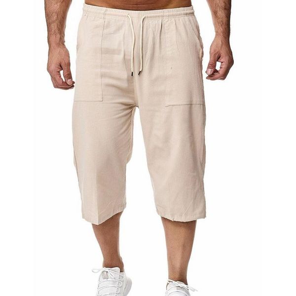 men's pants casual linen shorts summer men short pant drawstring trouser sport gym fitness jogger running pantalon corto hombre, Black
men's pants casual linen shorts summer men short pant drawstring trouser sport gym fitness jogger running pantalon corto hombre, Black