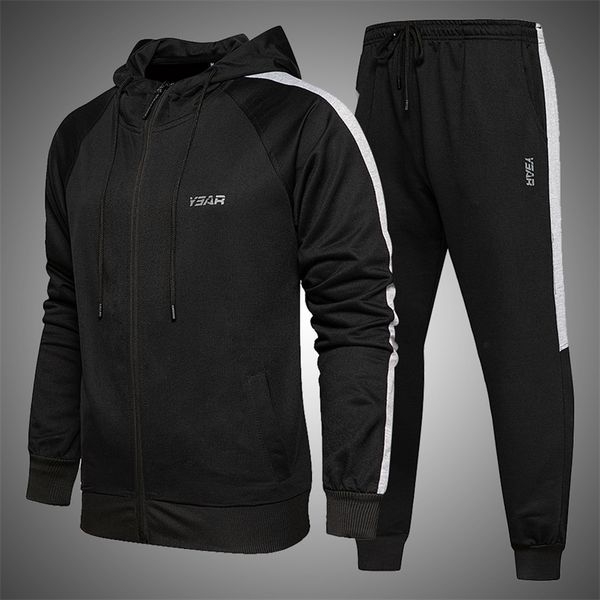 men autumn two piece set casual sports suits men tracksuit jogging suit hoodies and pants set male sets gym clothing 2020 lj201125, Gray
men autumn two piece set casual sports suits men tracksuit jogging suit hoodies and pants set male sets gym clothing 2020 lj201125, Gray