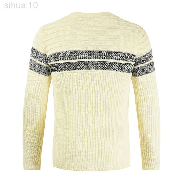 2022 winter new fashion striped o-neck sweater coat men 2xl men clothes autumn casual knitted soft cotton sweaters pullover men l220801, White;black
2022 winter new fashion striped o-neck sweater coat men 2xl men clothes autumn casual knitted soft cotton sweaters pullover men l220801, White;black