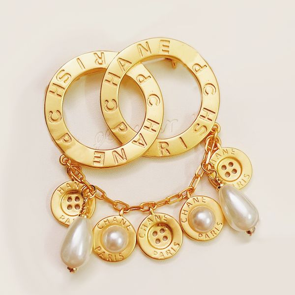 french brooch medieval vintage brooches female dumb gold button letter tassel fragrance granny pins jewelry, Gray
french brooch medieval vintage brooches female dumb gold button letter tassel fragrance granny pins jewelry, Gray