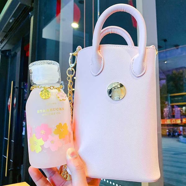 starbucks cup cherry blossom powder glass chain bag set small fresh round portable drinking cup with cover
starbucks cup cherry blossom powder glass chain bag set small fresh round portable drinking cup with cover