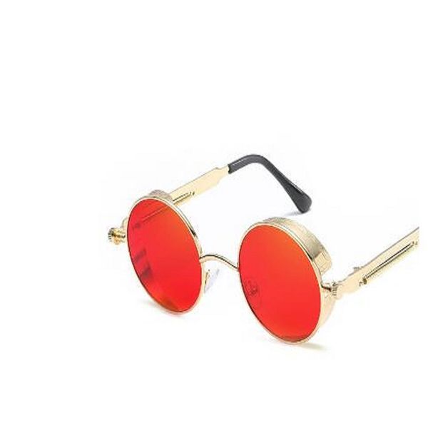 round metal sunglasses steampunk men women fashion glasses brand designer vintage sunglass uv400, White;black
round metal sunglasses steampunk men women fashion glasses brand designer vintage sunglass uv400, White;black
