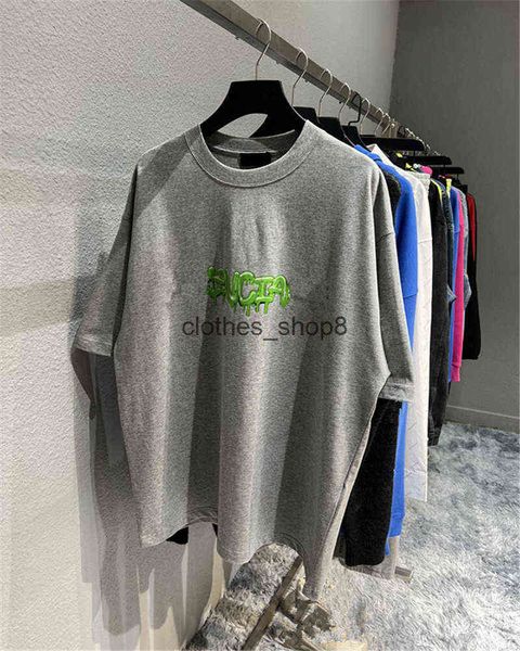 european and american designers t shirts balencaigass men's sweaters 22ss spring summer new print graffiti english alphabet in, White;black
european and american designers t shirts balencaigass men's sweaters 22ss spring summer new print graffiti english alphabet in, White;black