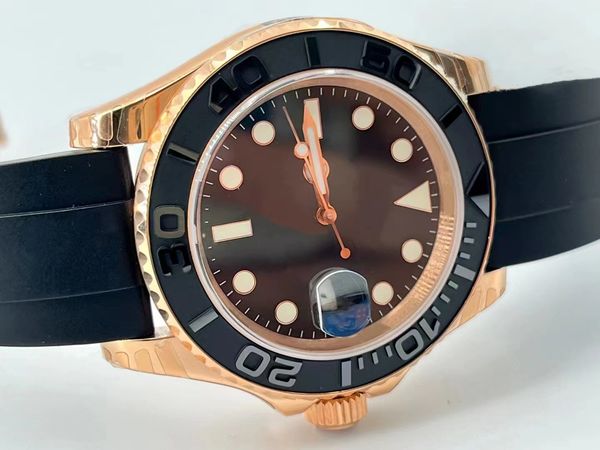 casual men's mechanical watch self-winding dial 41mm water resistant 300 gold yacht watch, Slivery;brown
casual men's mechanical watch self-winding dial 41mm water resistant 300 gold yacht watch, Slivery;brown