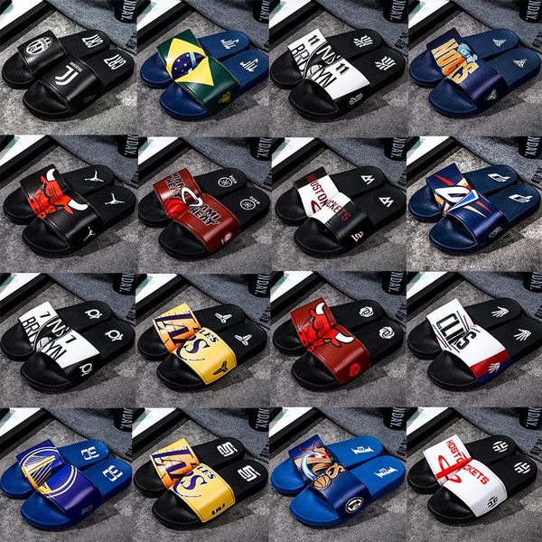 basketball football star logo sports slippers brand designer mens fashion leisure rubber sandals beach slide non-slip flip flops outdoor hom, Black
basketball football star logo sports slippers brand designer mens fashion leisure rubber sandals beach slide non-slip flip flops outdoor hom, Black