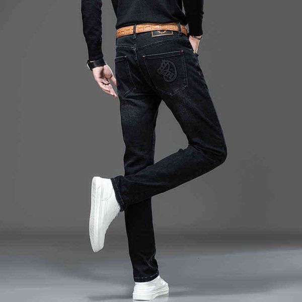 men's jeans designer family h brand autumn winter live broadcast selling european goods high-end elastic long pants fashion embroidery, Blue
men's jeans designer family h brand autumn winter live broadcast selling european goods high-end elastic long pants fashion embroidery, Blue
