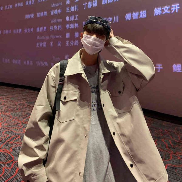 mens faux leather jackets korean fashion trends loose fit streetwear pu trench coat male motorcycle clothing white windbreaker t220728, Black
mens faux leather jackets korean fashion trends loose fit streetwear pu trench coat male motorcycle clothing white windbreaker t220728, Black