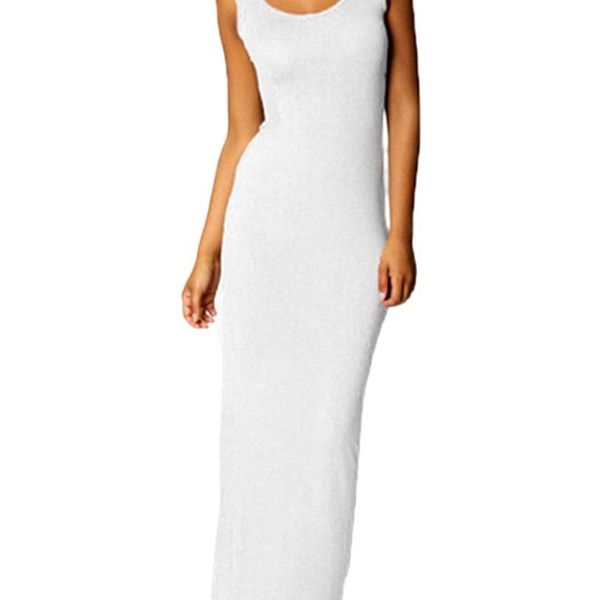 womens tank solid summer long dress sleeveless elegant female thin oneck vest slim maxi beach simple sheath 220608, Black;gray
womens tank solid summer long dress sleeveless elegant female thin oneck vest slim maxi beach simple sheath 220608, Black;gray