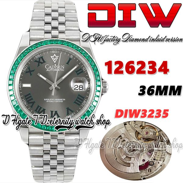 diwf diw126234 sa3235 automatic mens watch 36mm diamonds bezel gray dial roman markers 904l jubileesteel bracelet with same serial warranty, Slivery;brown
diwf diw126234 sa3235 automatic mens watch 36mm diamonds bezel gray dial roman markers 904l jubileesteel bracelet with same serial warranty, Slivery;brown