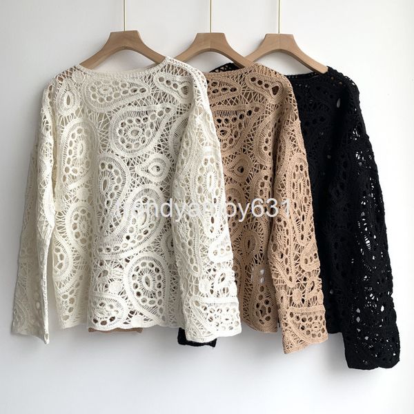 women's knits & tees early autumn women's lazy style hollow out perspective design cashew nut loose long sleeve hand crocheted swe, White
women's knits & tees early autumn women's lazy style hollow out perspective design cashew nut loose long sleeve hand crocheted swe, White