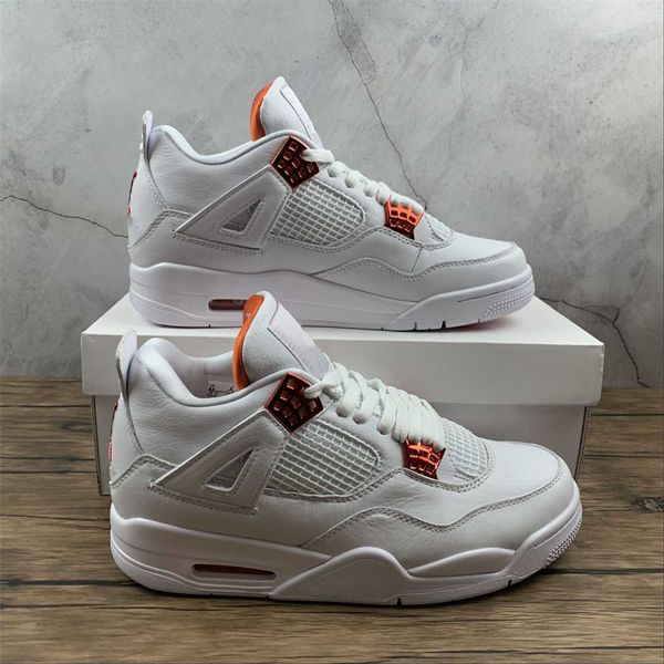 brand shoes jumpman 4 iv metallic pack mens basketball white orange sports sneakers size us7-13, White;red
brand shoes jumpman 4 iv metallic pack mens basketball white orange sports sneakers size us7-13, White;red