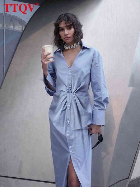 ttqv fashion blue v-neck women's dresses 2022 bodycon long sleeve slit midi dress elegant slim single-breasted female dress t220804, Black;gray
ttqv fashion blue v-neck women's dresses 2022 bodycon long sleeve slit midi dress elegant slim single-breasted female dress t220804, Black;gray