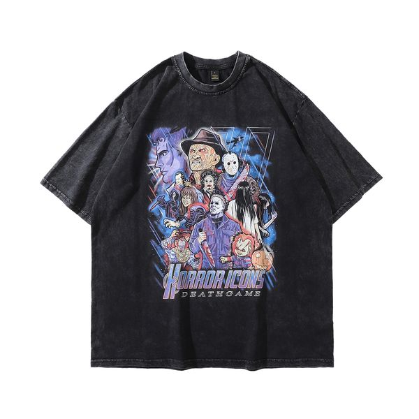 washed t-shirts men summer graphic print t shirt cotton oversized t-shirt fashion tees, Black;brown
washed t-shirts men summer graphic print t shirt cotton oversized t-shirt fashion tees, Black;brown