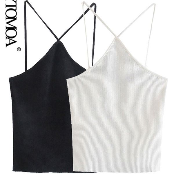 kpytomoa women fashion hollow out cropped knit tank vintage backless thin straps female camis mujer 220318, White
kpytomoa women fashion hollow out cropped knit tank vintage backless thin straps female camis mujer 220318, White