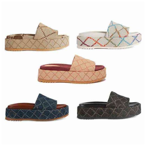 womens fashion slippers 55mm platform ladies sandals beach flip flops canvas wedges with box and dust bag slippers-women p0gk, Black
womens fashion slippers 55mm platform ladies sandals beach flip flops canvas wedges with box and dust bag slippers-women p0gk, Black