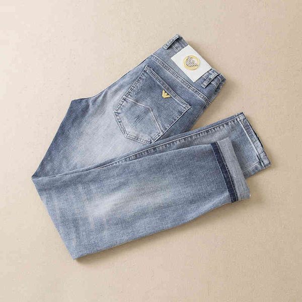 men's clothing brand summer new 2022 men's wear youth casual light color jeans pants trendy, Blue
men's clothing brand summer new 2022 men's wear youth casual light color jeans pants trendy, Blue