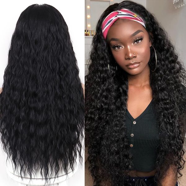 linghang long wave straight headband wigs heat ristant synthetic hair wig machine made wig for black women gluels wig, Golden;white
linghang long wave straight headband wigs heat ristant synthetic hair wig machine made wig for black women gluels wig, Golden;white
